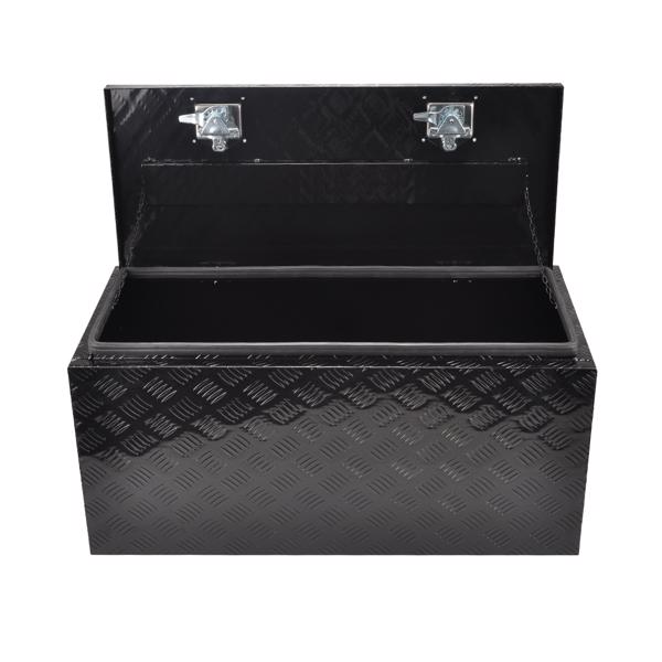 36''Black Aluminum Tool Storage Box for Pickup Truck Bed + Lock MT018004（Amazon & Temu Ban Sale）(No support for returns without reason)