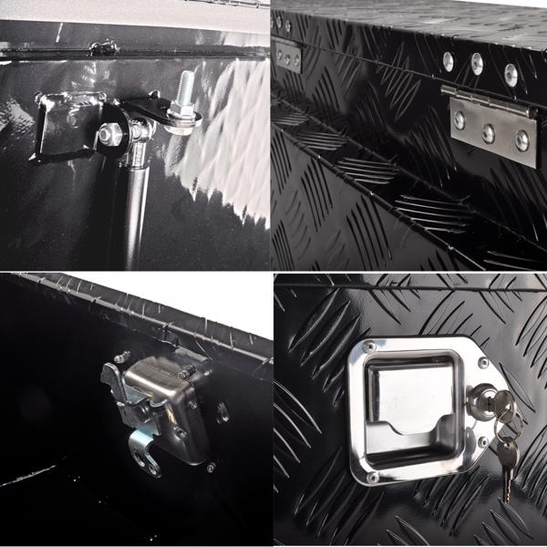 工具箱 39”Aluminum Trailer Tongue Box  Pickup Truck Toolbox+Lock MT018007（Amazon & Temu Ban Sale）(No support for returns without reason)