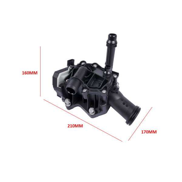 节温器 Engine Coolant Thermostat Housing for BMW 340i 440i 540i M240i 740i X3 X4 3.0L L6 11537642854-6