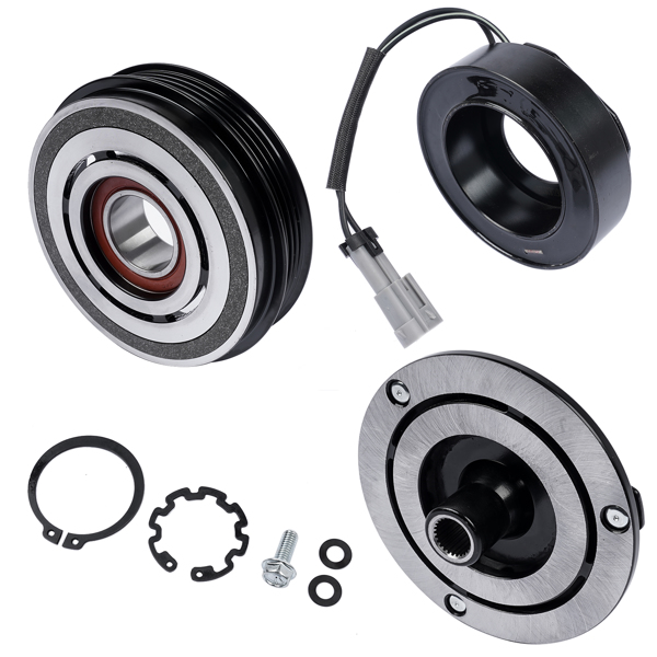  A/C电磁离合器 A/C Compressor Kit Fits for GMC Savana Sierra 1500 2500 Yukon Chevrolet C3500HD V8-4