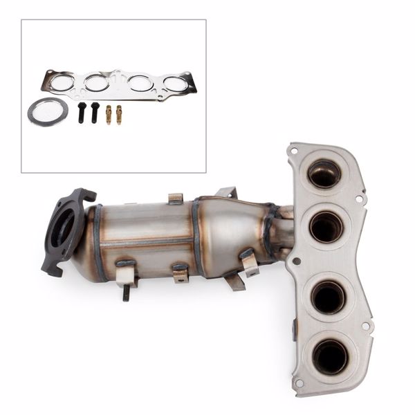 Front Catalytic Converter For 2002 03-2006 Toyota Camry Solara 2.4L EPA 674-811（Amazon & Temu Ban Sale）(No support for returns without reason)