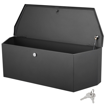 36\\" Heavy Duty Steel Trailer Tongue Tool Box with Lock and Keys, 12\\"x12\\" Utility Storage for Pickup Truck Bed, RV Trailer, and Trailer Tongue