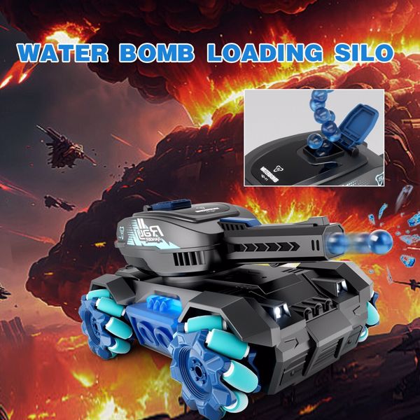 Y1 RC Truck Drift Gesture Car, Rc Crawler Scale Water Bullet Shooting,All Terrain 4WD Battle Stunt Car with 360°Rotating, Lights Music for Birthday Gifts.Logistics is randomly sent by UPS/USPS/FEDEX.