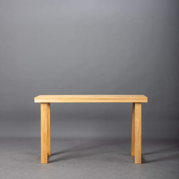 35.8 Inch Solid Wood Console Table for Entryway, Sofa Table Narrow Entryway Table for Hallway, Behind The Couch, Living Room, Foyer, Wood Color