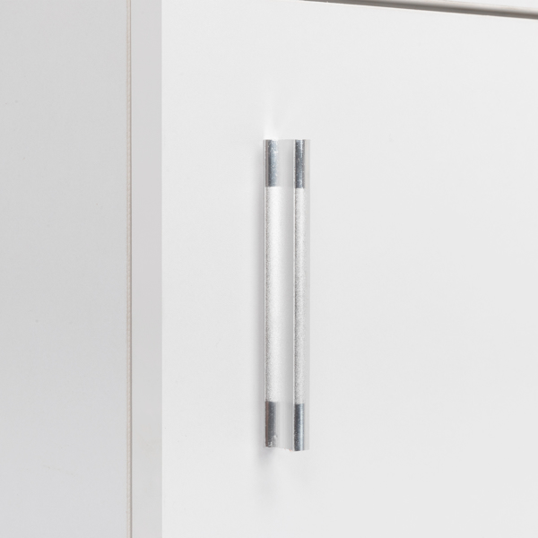 【Same code 89922933】Barbershop Salon Locker / Hair Dryer Rack Drawer with Lock White