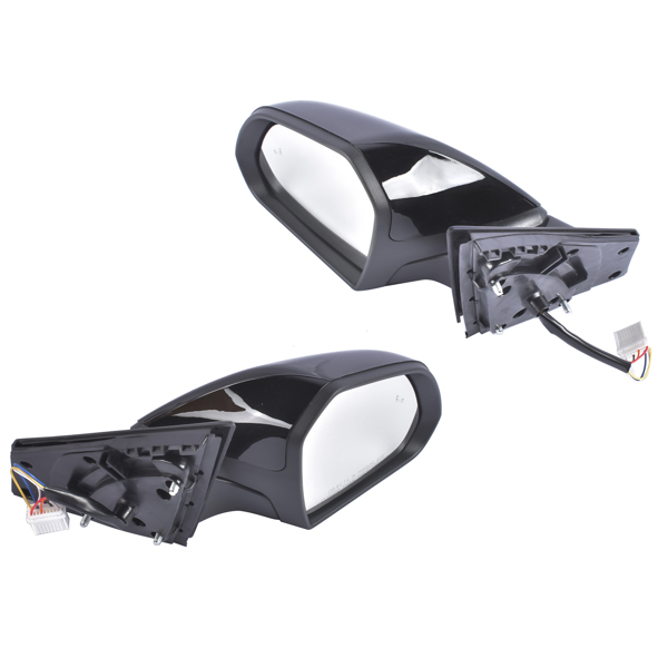 2Pcs Front Mirrors Left & Right w/ Signal Light Blind Spot Non-Heated for Hyundai Sonata 2018-2019