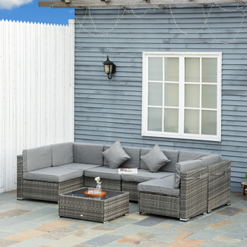 8 Pieces Patio Furniture Set