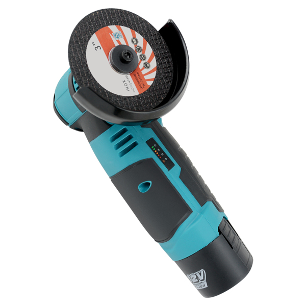 Mini Cordless Brushless Angle Grinder Cutting Tool with Battery Charger