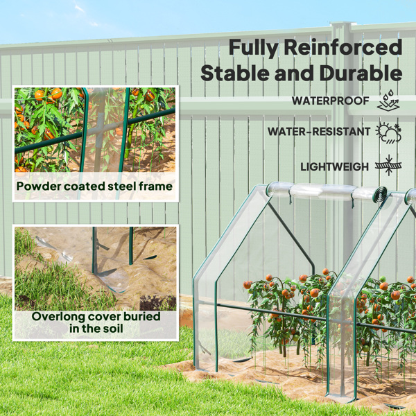 Mini Walk-in Greenhouse ( Amazon Shipping)（Prohibited by WalMart）