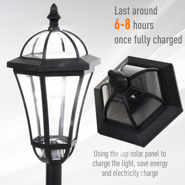 2 Piece LED Garden Lights