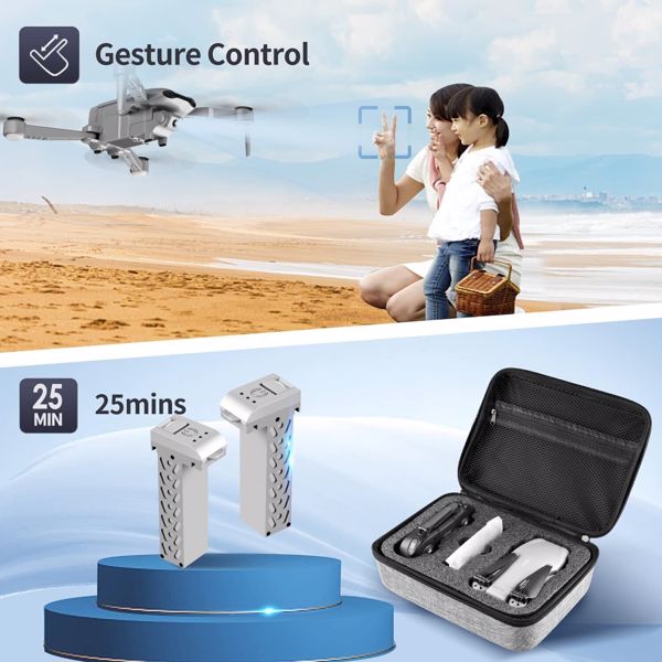 2025 Rc Quadcopter RC Drone 5G WIFI 4K Camera GPS FPV 2Batteries with Bag ,Drones suitable for beginners,Logistics is randomly sent by UPS/USPS/FEDEX/Amazon Logistics.