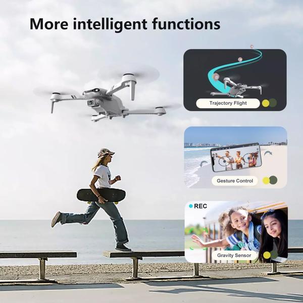 4DRC F10 Foldable Drone with Camera WIFI FPV for Adults,1080P HD FPV Live Video RC Quadcopter,Logistics is randomly sent by UPS/USPS