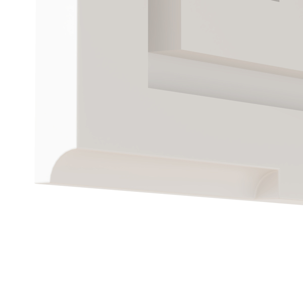 FCH White  LED Mirror Cabinet (32*28 inches), Double Doors, 7 Shelves, with Time & Temperature, Three-tone Lighting, Power-off Memory, Defogging, 