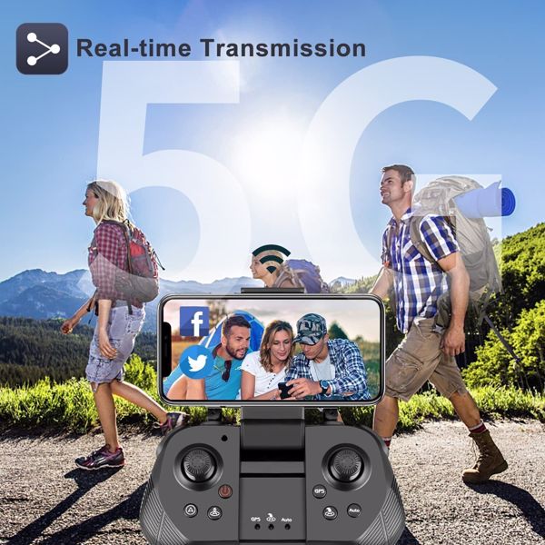 2025 Rc Quadcopter RC Drone 5G WIFI 4K Camera GPS FPV 2Batteries with Bag ,Drones suitable for beginners,Logistics is randomly sent by UPS/USPS/FEDEX/Amazon Logistics.