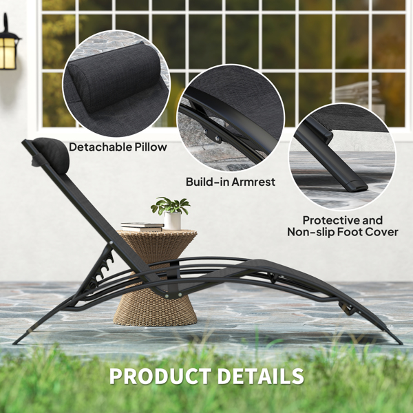 折叠式躺椅 /摇摇椅（周末不发货）（ Amazon Shipping）（WalMart禁售）-2