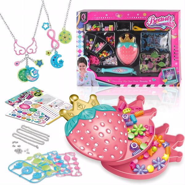 Children's Bracelet Making Kit, Beaded Rope DIY, Children's Hand Knitting Beading Games, Craft Rope Making Tools, Children's Game Activity Sets .Logistics is randomly sent by UPS/USPS/FEDEX.
