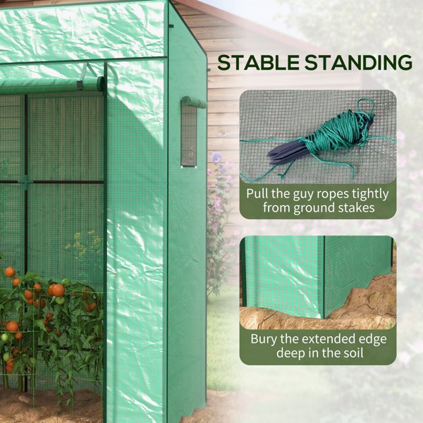 Mini Walk-in Greenhouse ( Amazon Shipping)（Prohibited by WalMart）