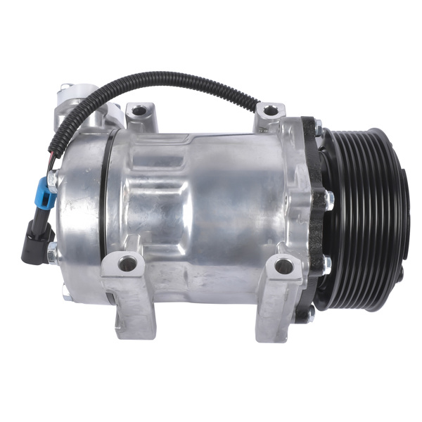 汽车空调压缩机 AC Compressor 8 Grooves 12V for International Truck 3808548C1 3808548C2 3808548C3 SD7H15E-3