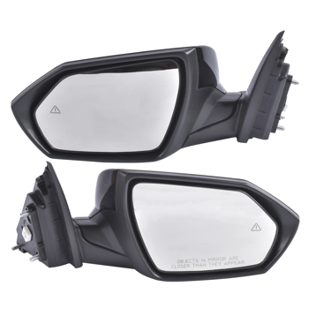 2x Power Door Mirrors with Blind Spot Detection Heated for Hyundai Elantra 2021-2023 87620AA160 87610AA160