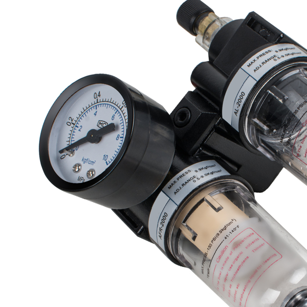 Air Pressure Regulator Oil/Water Separator Trap Filter Airbrush Compressor