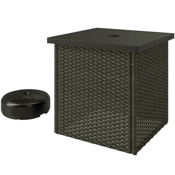 Wicker Side Table  ( Amazon Shipping)（Prohibited by WalMart）