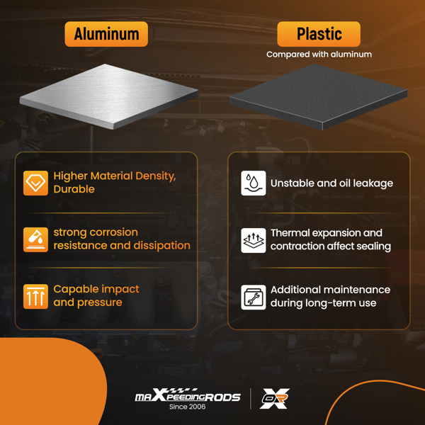 适用于本田雅阁奥德赛飞行员Ridgelin 3.5L的铝制前发动机阀盖-2