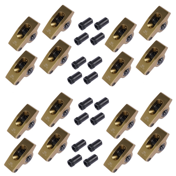 16 PCS Rocker Arms  7/16'' 1.6 Ratio for Ford 221 289 302 351W 5.0 Small Block SBF
