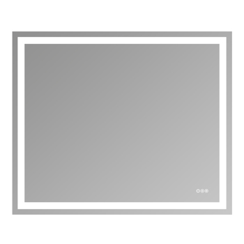 48x40\\" Frameless Eco-Friendly Silver Mirror Dual LED Light Strips Front and Back Lighting[Unable to ship on weekends,usps/fedex]