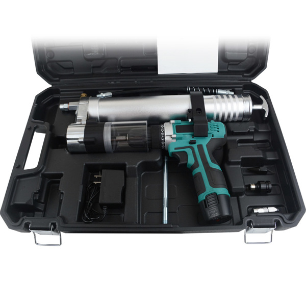 Cordless Electric Grease Machine Lithium Electric Combined Type Grease Gun High Pressure Automotive Greaser with Rechargeable Battery