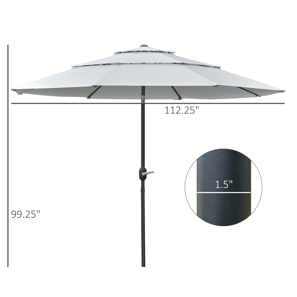 Outdoor beach umbrella/Sun Umbrella  Prohibited by WalMart）