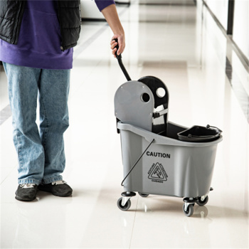 Cleaning bucket with wheels ( Amazon Shipping)（Prohibited by WalMart）