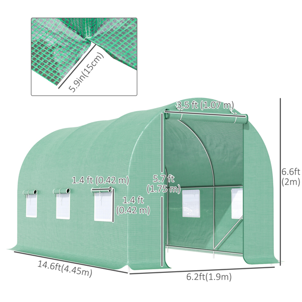 Walk-in Tunnel Greenhouse 