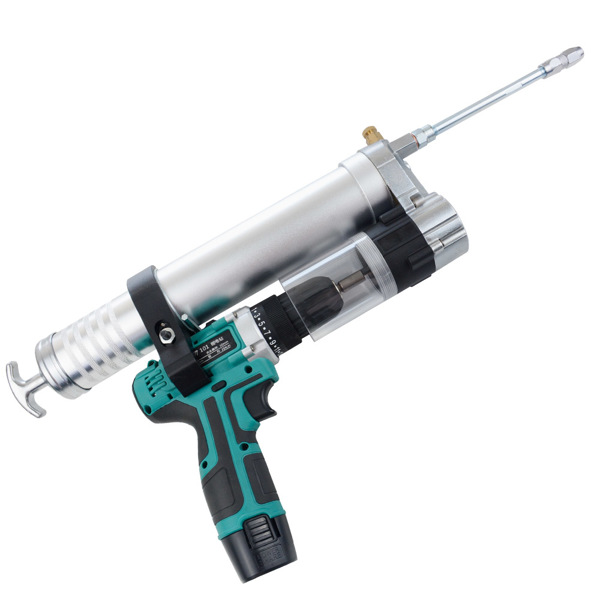 Cordless Electric Grease Machine Lithium Electric Combined Type Grease Gun High Pressure Automotive Greaser with Rechargeable Battery