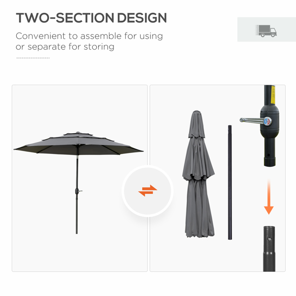 Outdoor beach umbrella/Sun Umbrella  Prohibited by WalMart）