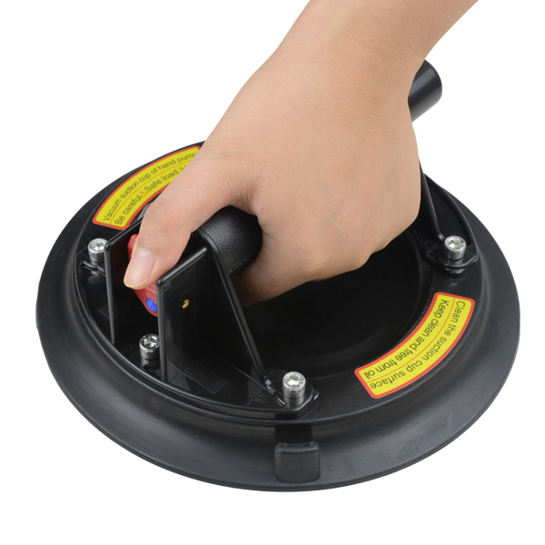 Securely lift and move heavy glass with ease using our 8'' Vacuum Suction Cup Glass Lifter - perfect for seamless installation and maintenance