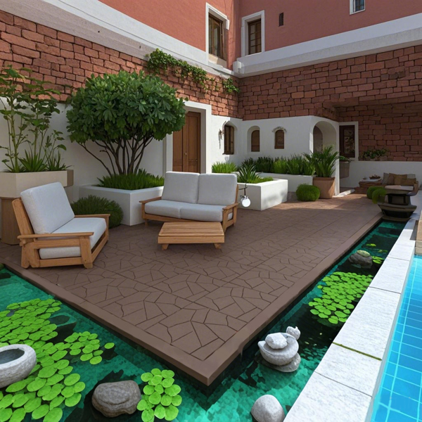 DIY friendly, easy to clean interlocking deck tiles, 11.8