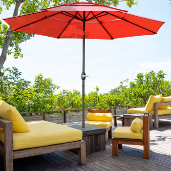 Outdoor beach umbrella/Sun Umbrella  Prohibited by WalMart）