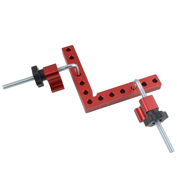 Get Precise Woodworking Results with 6pc Set of 14cm 90 Degree Angles Positioning Squares & Clamps Clips