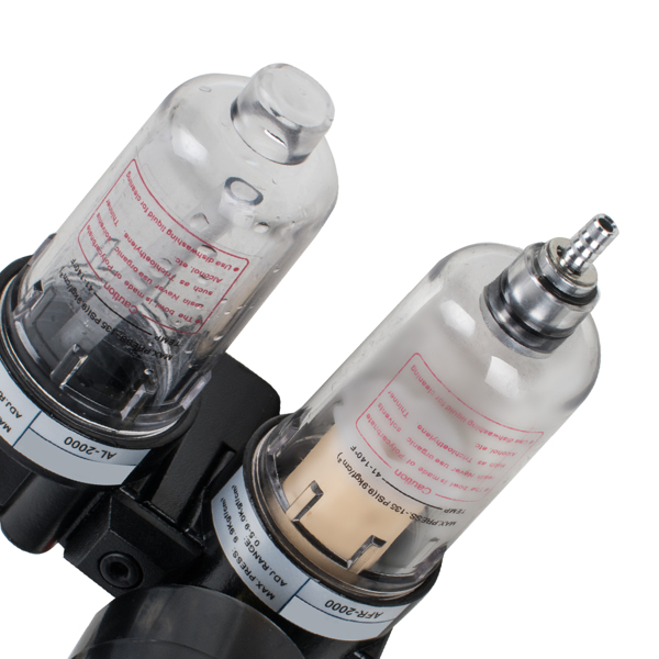 Air Pressure Regulator Oil/Water Separator Trap Filter Airbrush Compressor