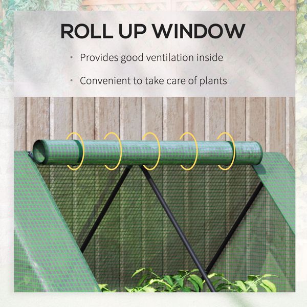 带温室的户外花园床 （周末不发货）（ Amazon Shipping）（WalMart禁售）-4