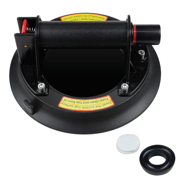 Securely lift and move heavy glass with ease using our 8'' Vacuum Suction Cup Glass Lifter - perfect for seamless installation and maintenance