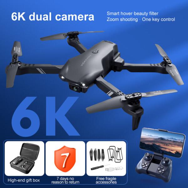 4DRC V13 RC Drone 6K HD Dual Camera WiFi FPV Foldable Quadcopter Camera Drone ,2 Battery.Logistics is randomly sent by UPS/USPS/FEDEX