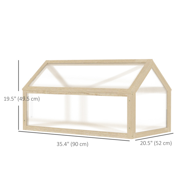 木制冷架温室花园便携式高架花盆（周末不发货）（ Amazon Shipping）（WalMart禁售）-4