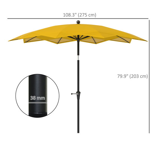 Outdoor beach umbrella/Sun Umbrella  Prohibited by WalMart）