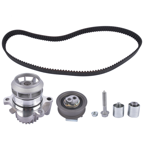 Water Pump Timing Belt Tensioner Kit for VW GTI Passat Audi A3 A4 2.0L 06F121011 06F198119A 06F198119B