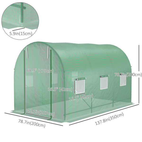 Walk-in Tunnel Greenhouse 