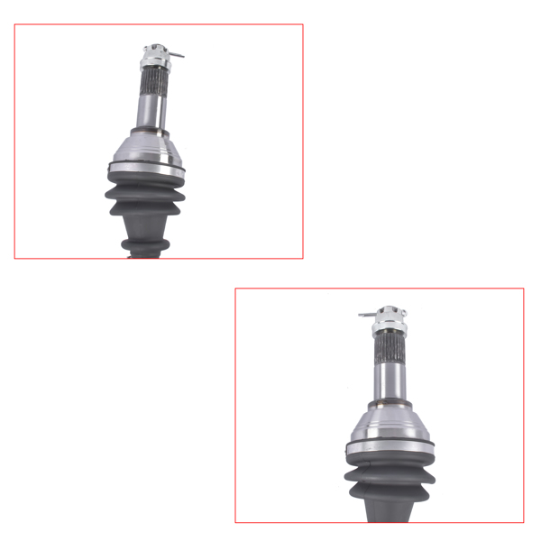 2Pcs Front Left and Right Turbo Axle Shaft for Can-Am Maverick X3 Turbo STD & XDS 64