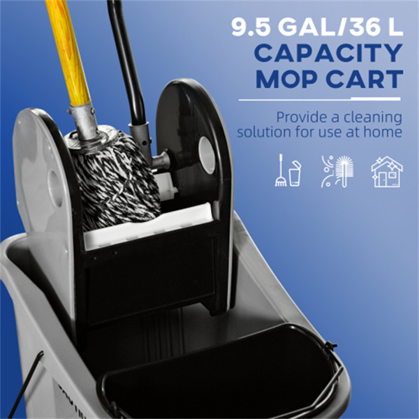 Cleaning bucket with wheels ( Amazon Shipping)（Prohibited by WalMart）