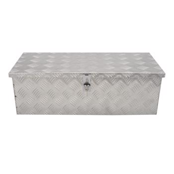 工具箱 30”Silver Aluminum Tool Storage Box for Pickup Truck Bed + Lock MT018012（Amazon & Temu Ban Sale）(No support for returns without reason)