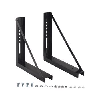 24\\"*18\\" Welding structure truck tool box mounting bracket kit black MT018028（Amazon & Temu Ban Sale）(No support for returns without reason)